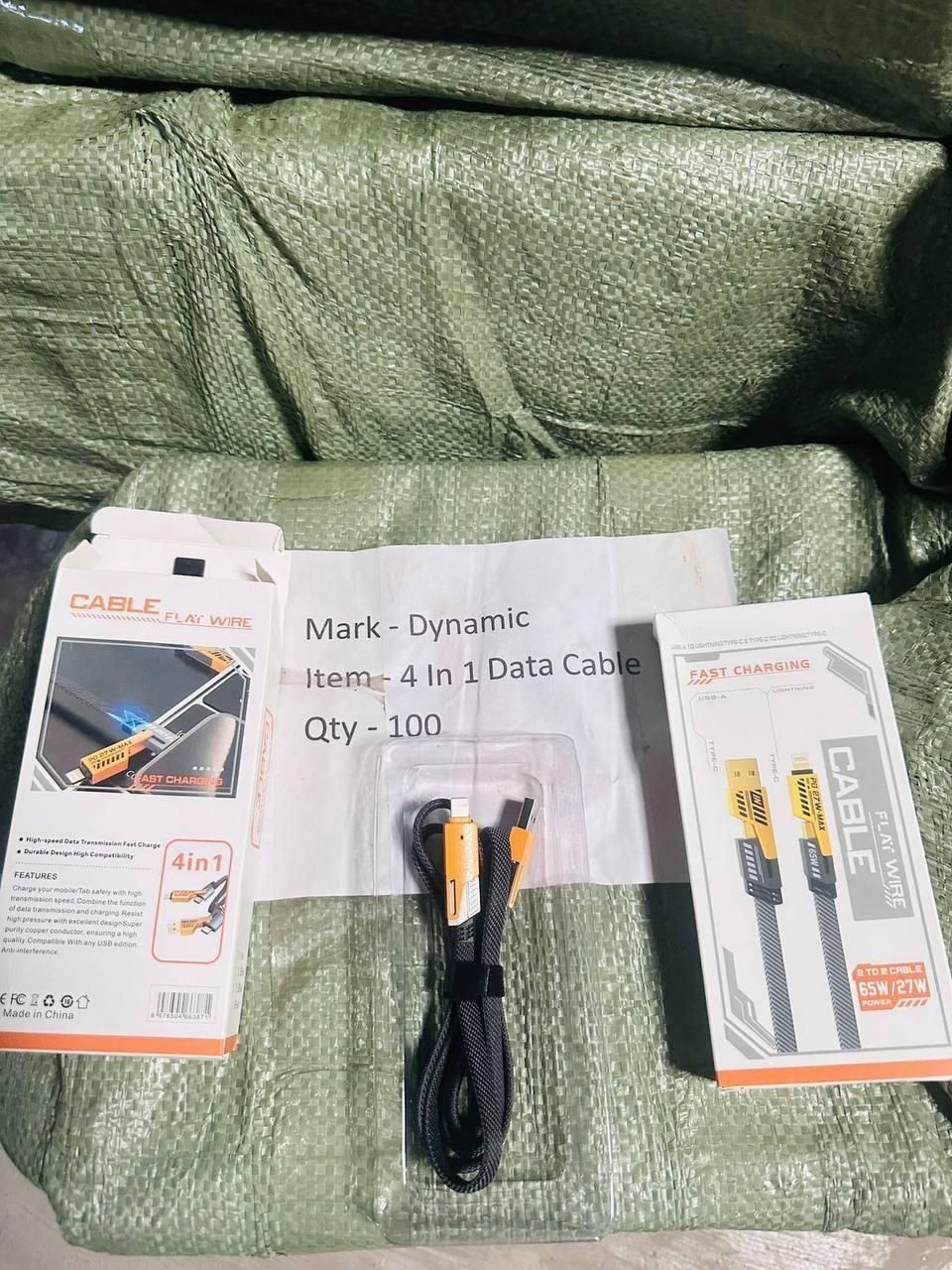 High Quality USB-C 4-in-1 Lightning Cable – One Cable. Total Convenience