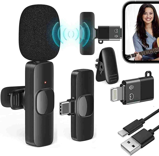 Hi-Res High Quality Noise Cancelling Wireless Microphone