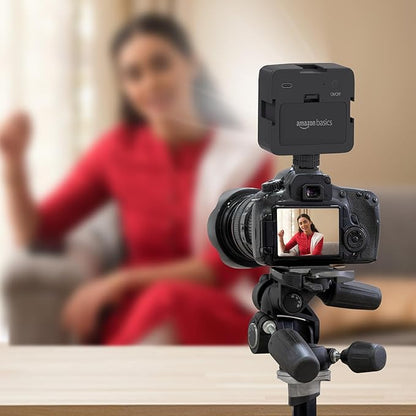 Camera Video Light with Clip & 3 Cold Shoe Connectors