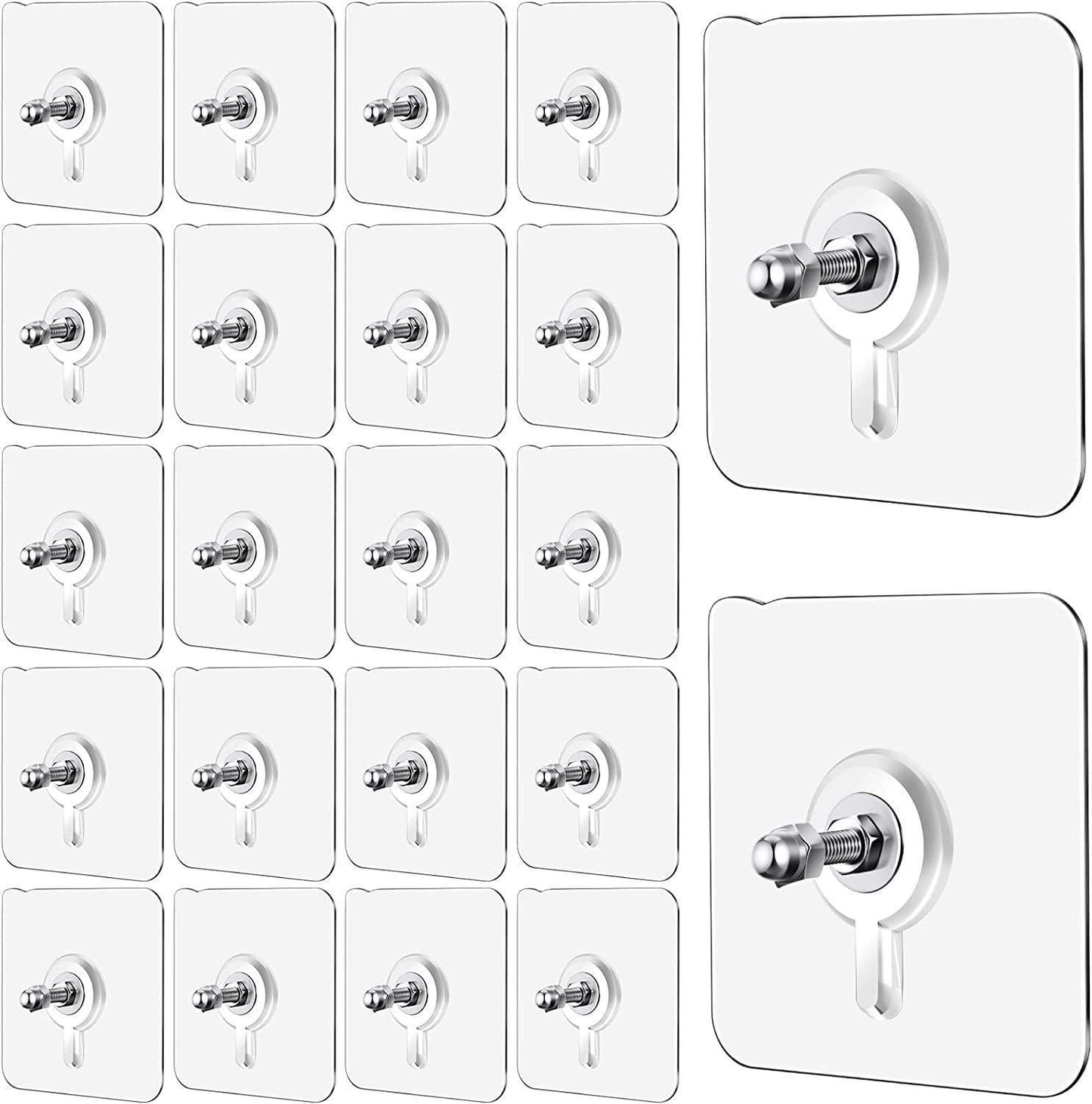 Wall Mount Screw Hooks (10 Pcs) – Stick, Style & Celebrate