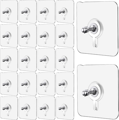 Wall Mount Screw Hooks (10 Pcs) – Stick, Style & Celebrate
