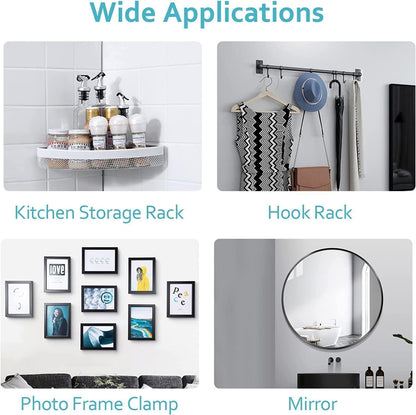 Wall Mount Screw Hooks (10 Pcs) – Stick, Style & Celebrate