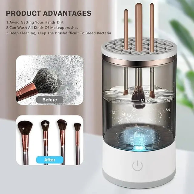 Electric Cosmetic Brush Cleaner