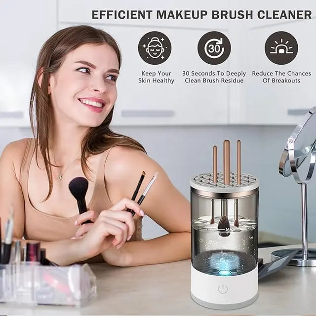 Electric Cosmetic Brush Cleaner