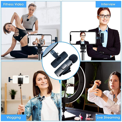 Hi-Res High Quality Noise Cancelling Wireless Microphone