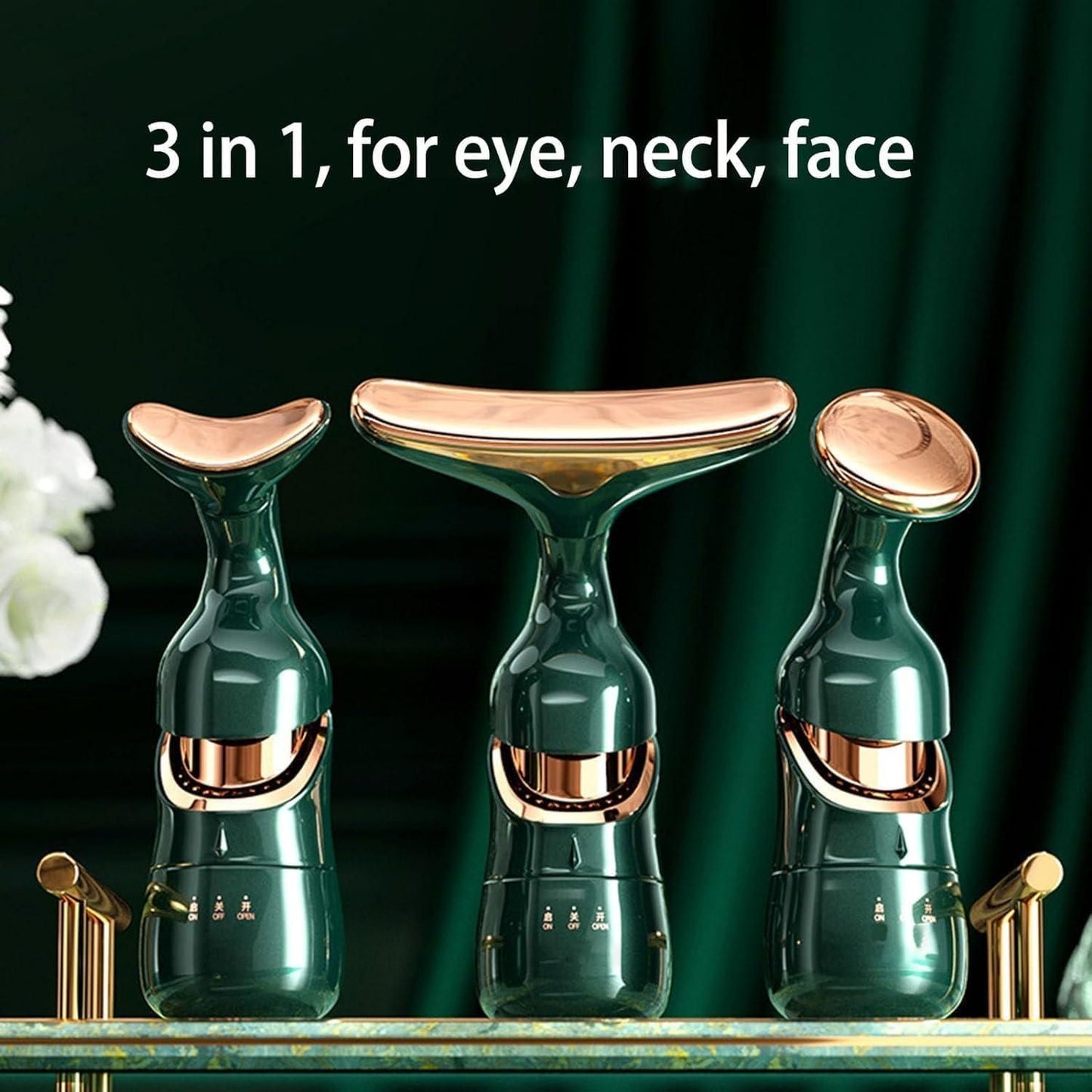 2-in-1 Anti-Wrinkles Facial Massager – Glow Up, Effortlessly.