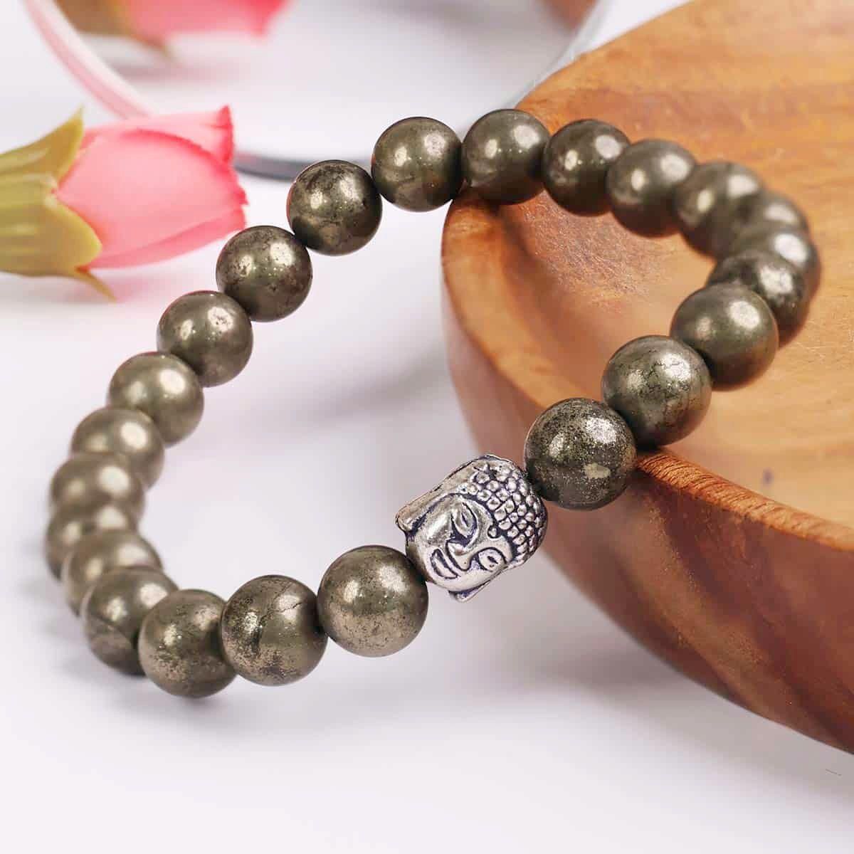 Pyrite Unisex Money Magnet Bracelet – Wear Wealth, Attract Fortune