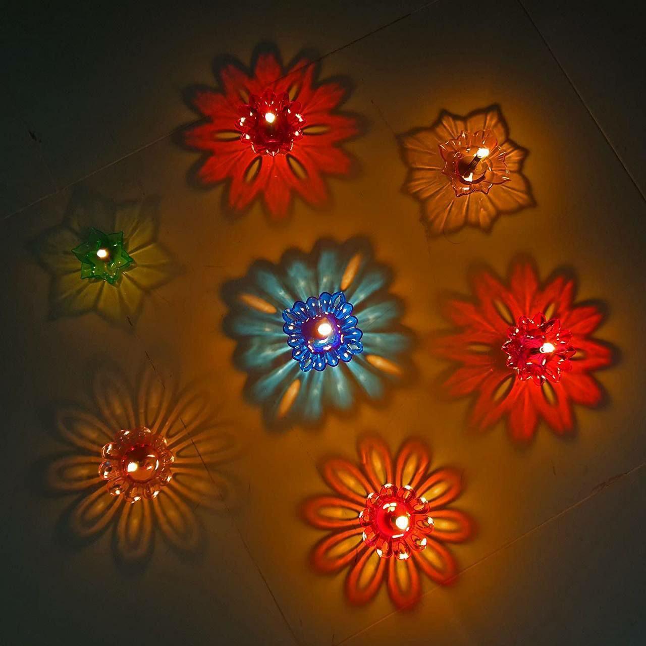 3D Diya 12-Piece Set – Light Up Diwali with Color, Culture & Class