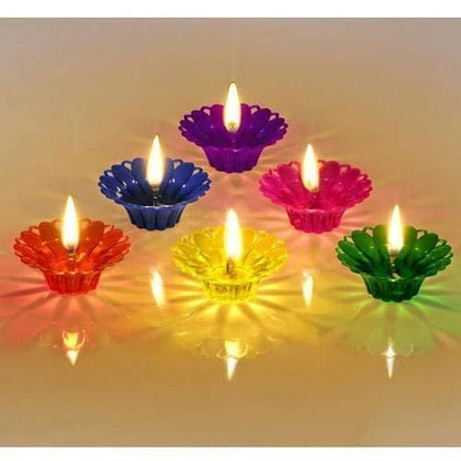 3D Diya 12-Piece Set – Light Up Diwali with Color, Culture & Class