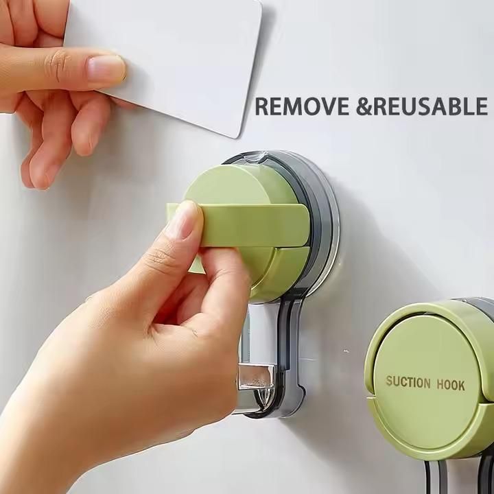 Suction Wall Hooks (Pack of 2) – Smart Storage, Zero Damage!
