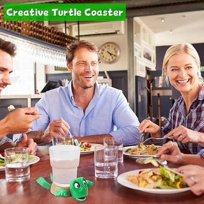 Funny Turtle Coaster – Sip, Smile & Protect in Style!