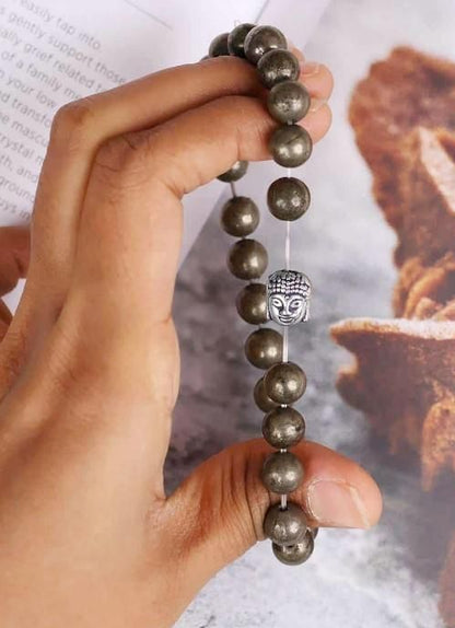 Pyrite Unisex Money Magnet Bracelet – Wear Wealth, Attract Fortune