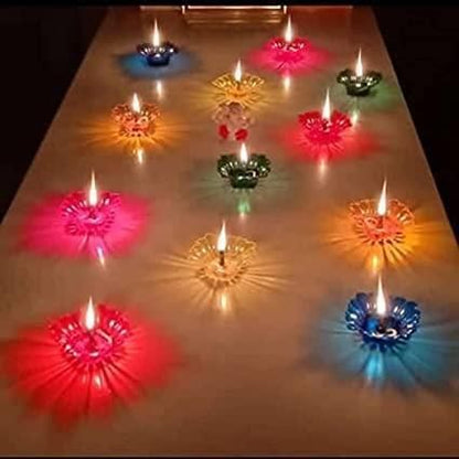 3D Diya 12-Piece Set – Light Up Diwali with Color, Culture & Class