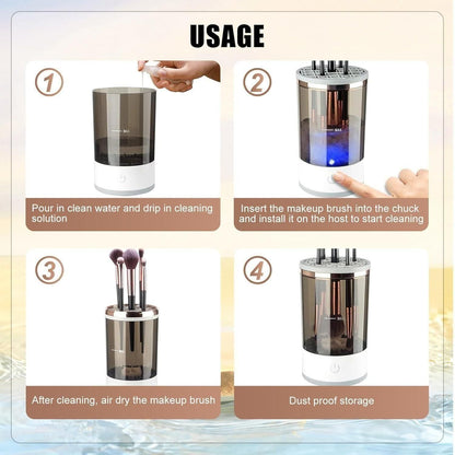 Electric Cosmetic Brush Cleaner