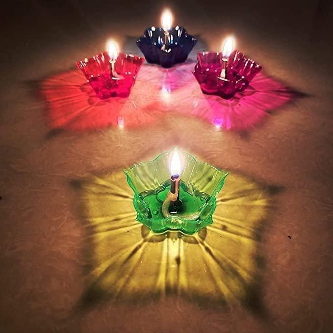 3D Diya 12-Piece Set – Light Up Diwali with Color, Culture & Class