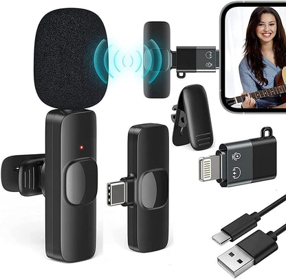 Hi-Res High Quality Noise Cancelling Wireless Microphone