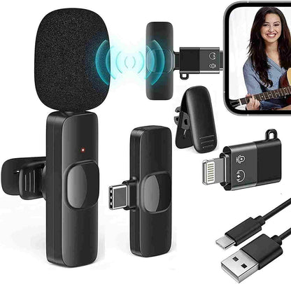 Hi-Res High Quality Noise Cancelling Wireless Microphone
