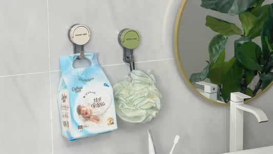 Suction Wall Hooks (Pack of 2) – Smart Storage, Zero Damage!