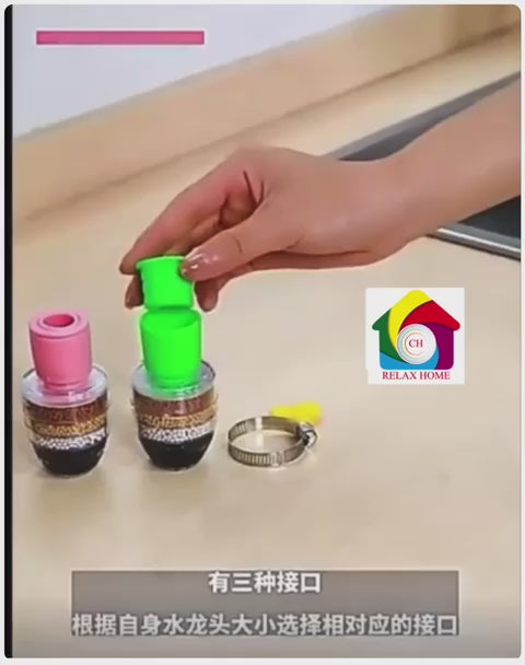 Activated Carbon Faucet Water Filter (Assorted Color) Pack of 1